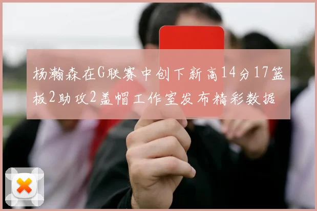 杨瀚森在G联赛中创下新高14分17篮板2助攻2盖帽工作室发布精彩数据海报